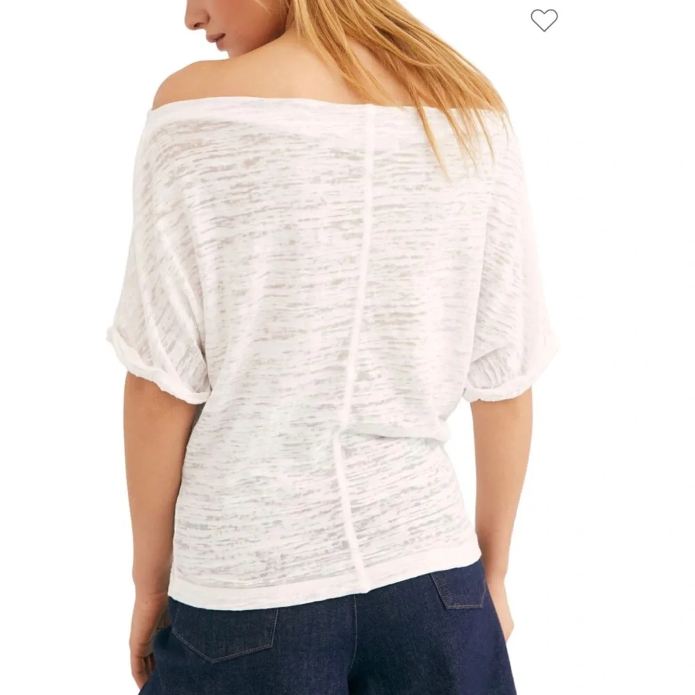 Free People Convertible Neck Tee M